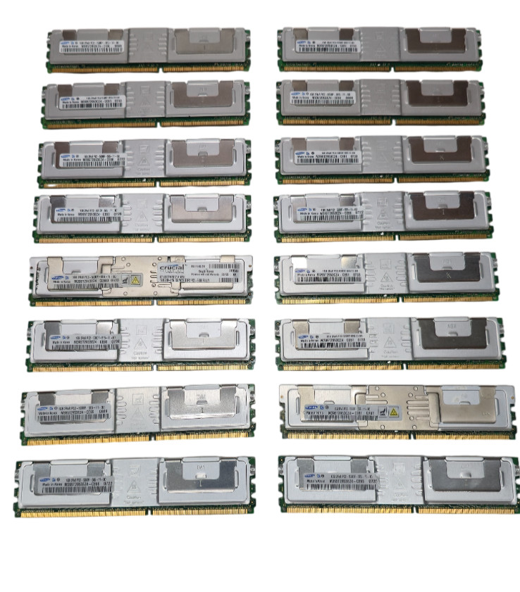 DDR2 RAM - 1GB Samsung PC2-5300F W/ Heat sink