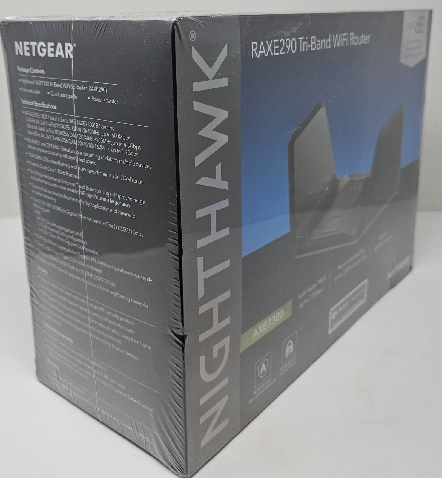 NETGEAR Nighthawk RAXE290 - AXE7300 Tri-Band WiFi 6E Router brand New Sealed 