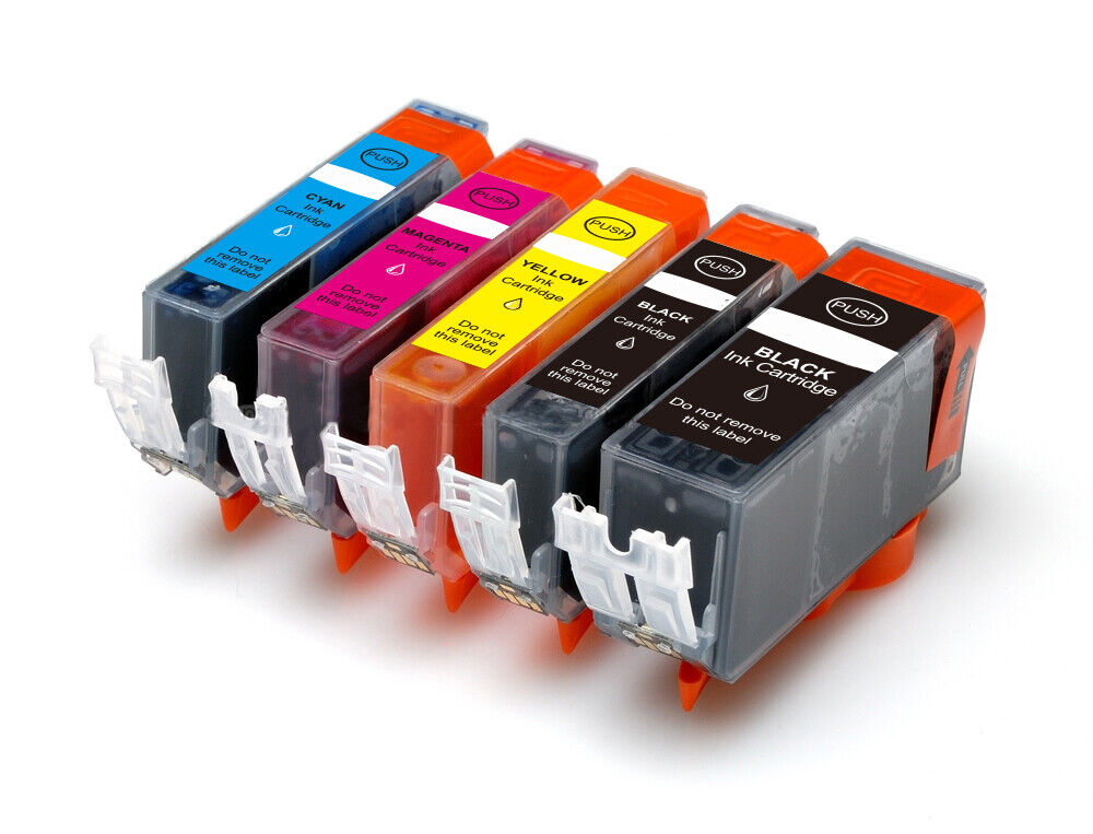 Printer Ink Set for PGI220 CLI221 Canon Pixma iP4600 MP560 MP620 MX860 BCMY