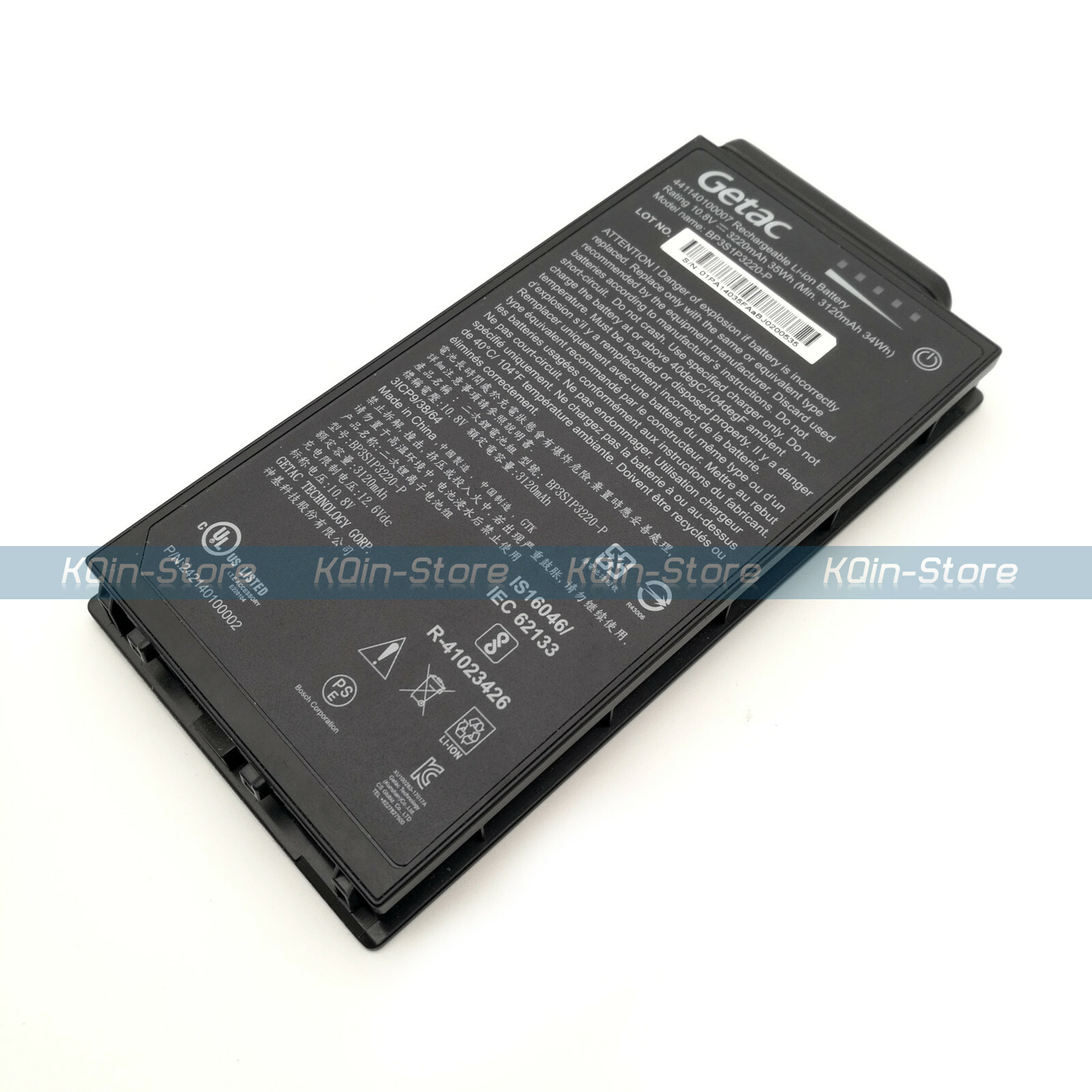 New Genuine BP3S1P3220-P 35Wh 3220mAh 10.8V Battery for Getac A140 441140100007 