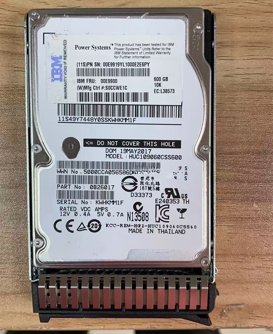 FOR IBM 600GB ESD5 00E9919 00E9900 00E9920 10K SAS 2.5'' Power8 Hard Drive
