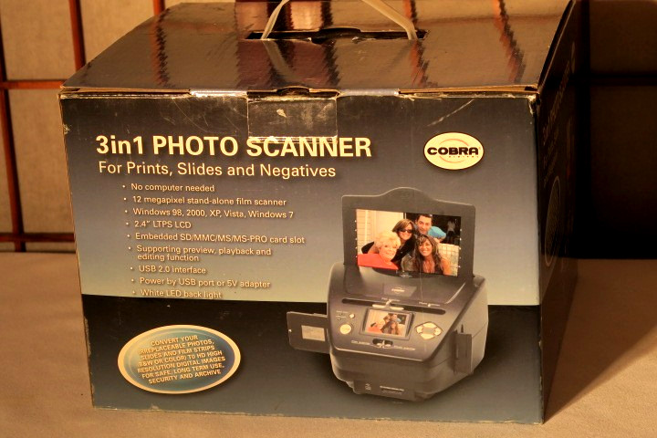 Cobra DIGITAL DPS1200-HD 3 in 1 PHOTO SCANNER 12MP PRINTS & SLIDES
