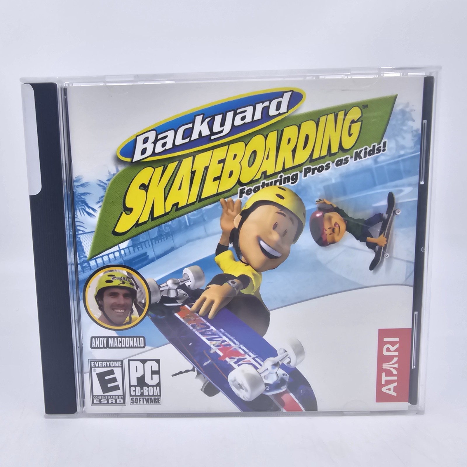 Atari Backyard Skateboarding PC CD-ROM featuring Pros as Kids Windows 2004