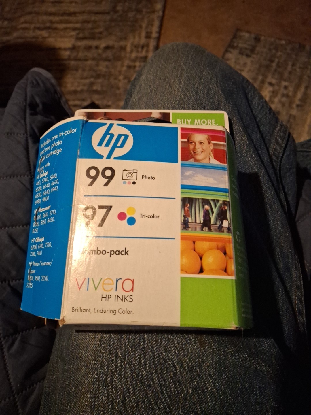 Genuine HP 99 Photo & 97 Tri-Color Ink Cartridge Combo Pack