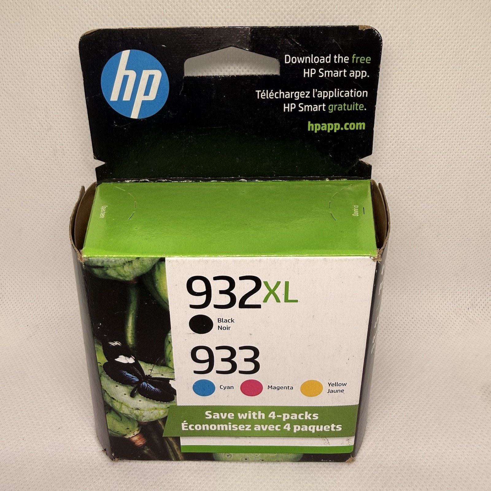 HP 932XL Black & 933 Color Ink Combo Pack OEM NEW SEALED EXP 10/24 OfficeJet