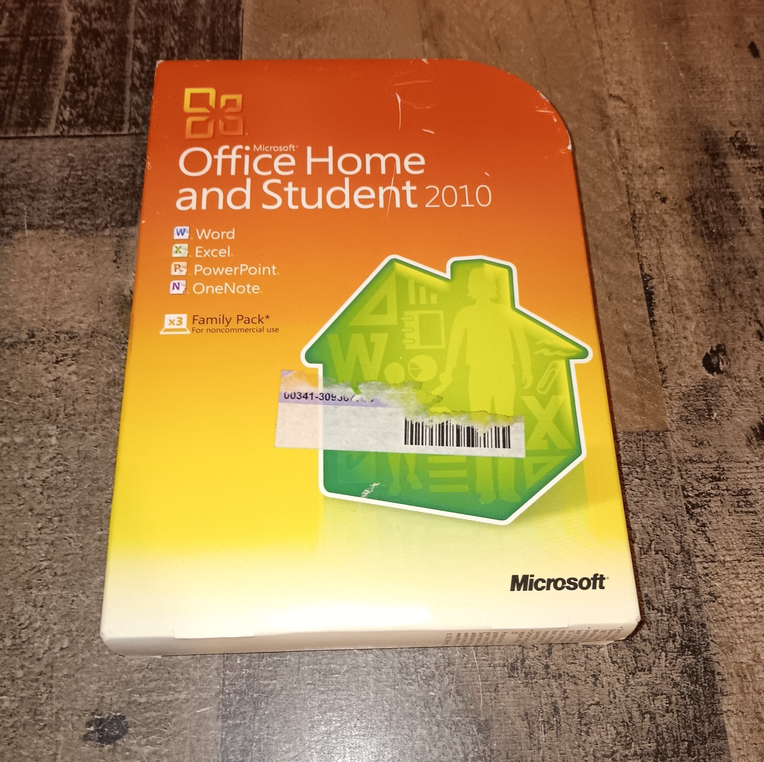 Genuine Microsoft Office 2010 Home and Student Family Pack w/ Box Read 