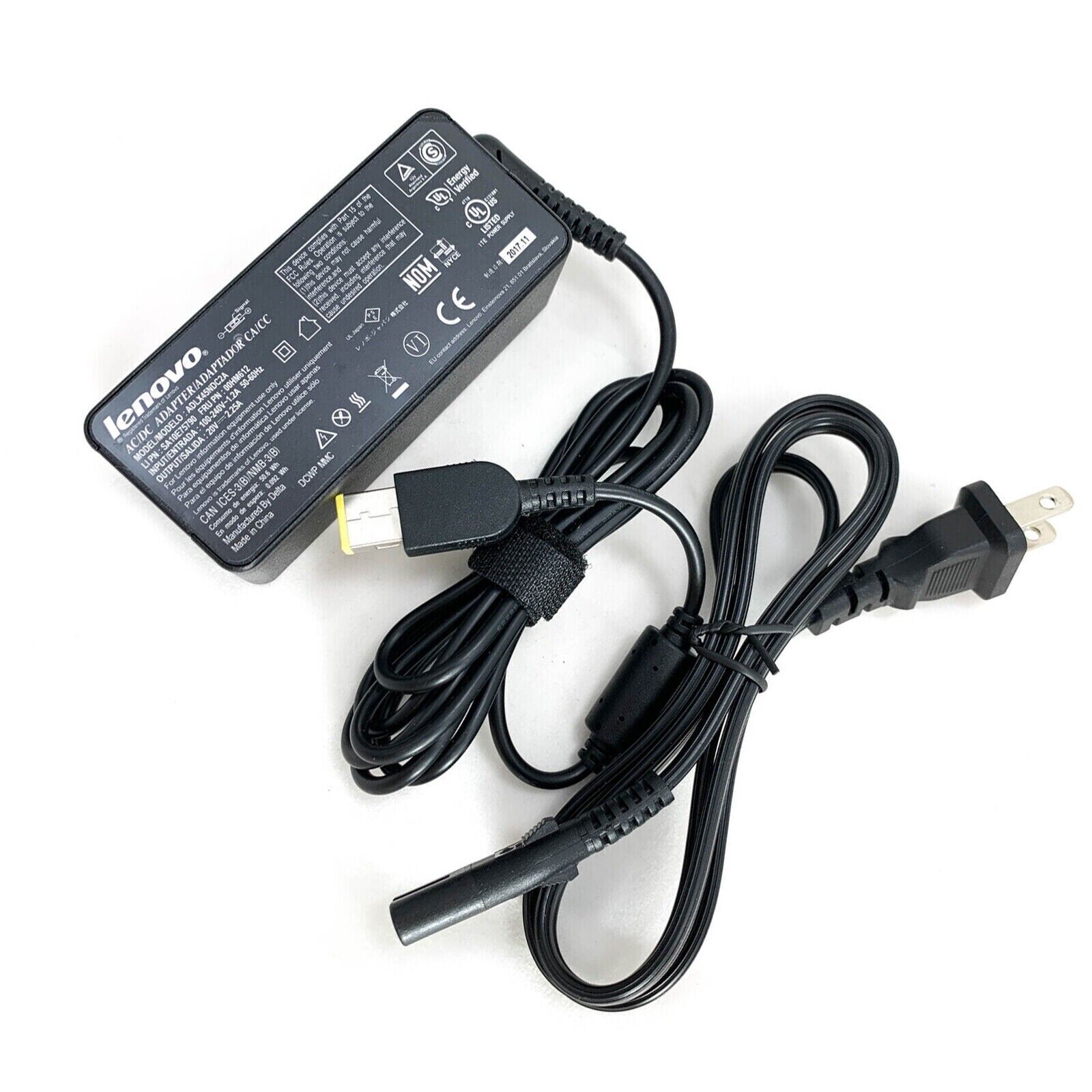 Genuine Lenovo 00HM615 AC/DC Power Supply Adapter 20V 2.25A 45W OEM Charger