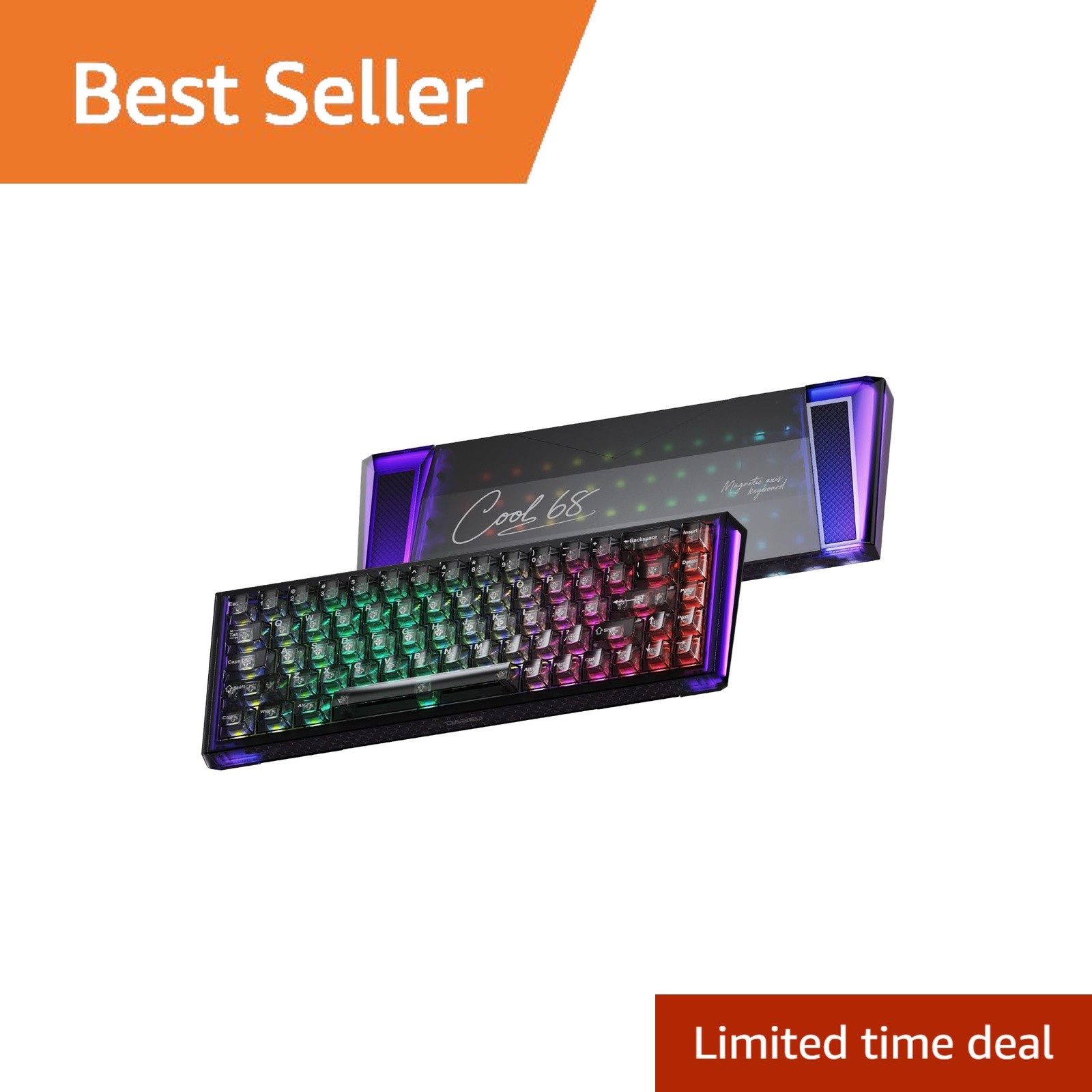 DAREU COOL68 Black Hall Effect Keyboard
