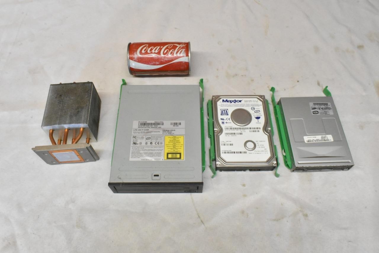 Computer parts Maxtor 80GB Diamond max 9 CD-ROM Drive LTN-486 SFD-321J Floppy