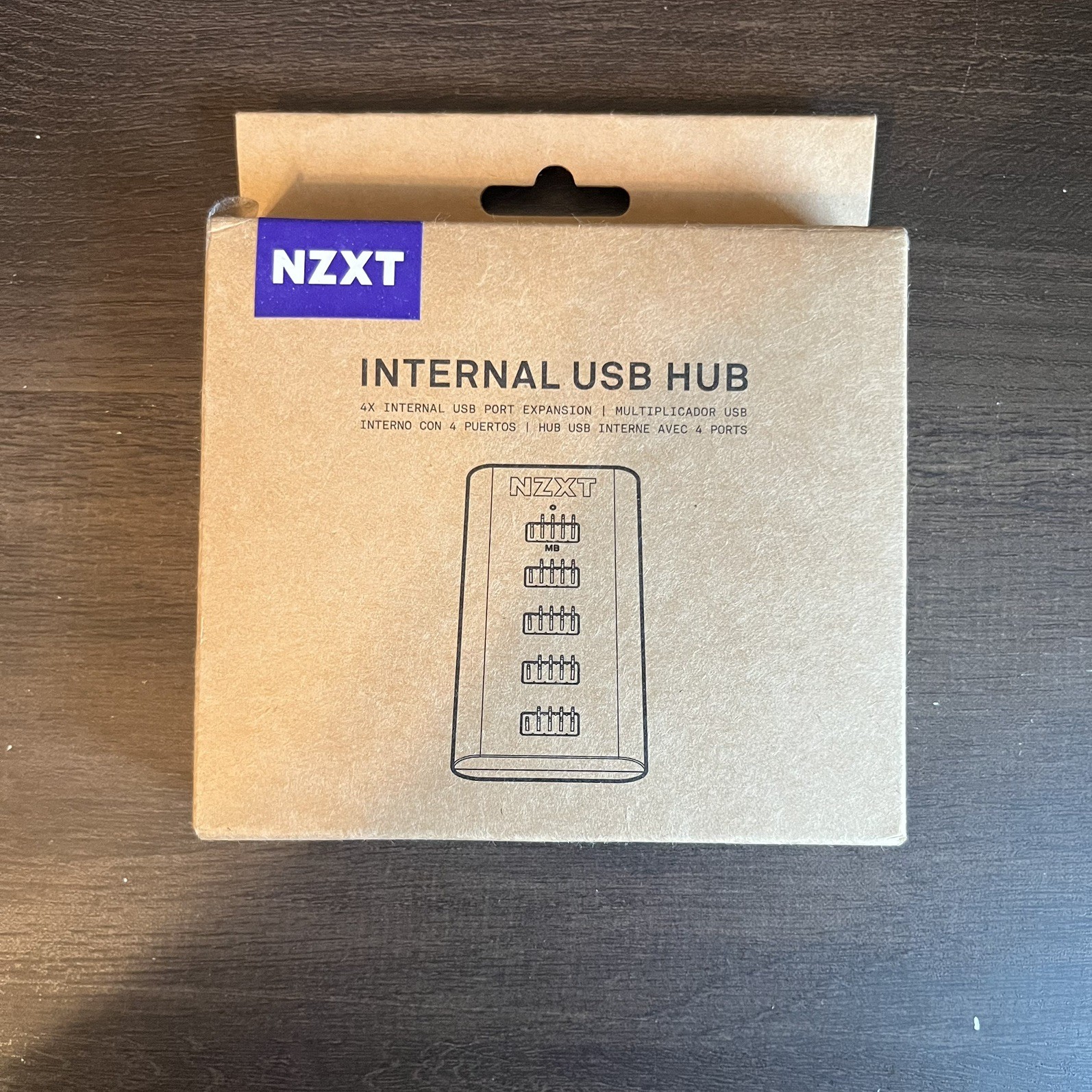 NZXT Internal USB HUB 4 Internal USB 2.0 Ports, New