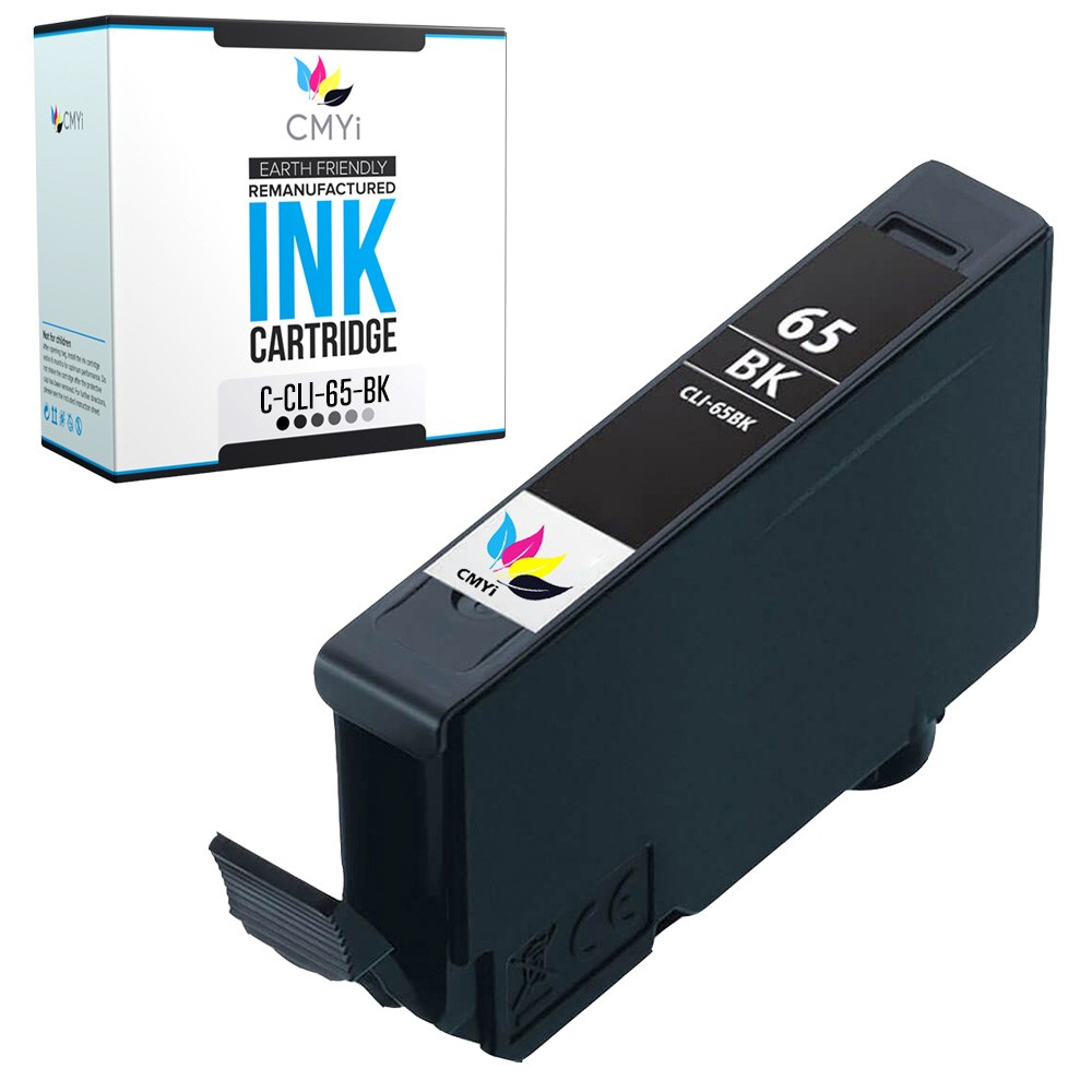 CMYi 1-PK Compatible CLI-65 Black Ink Cartridge for Canon PIXMA PRO-200 Printer