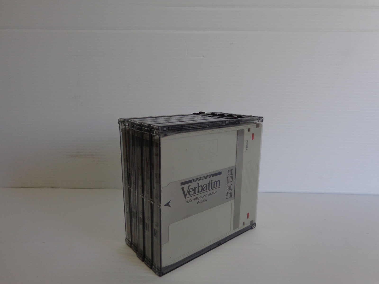 5-pack Verbatim 5.25" Magnetto-Optical Disk 2.6Gb Rewritable T&V in Plastic Case