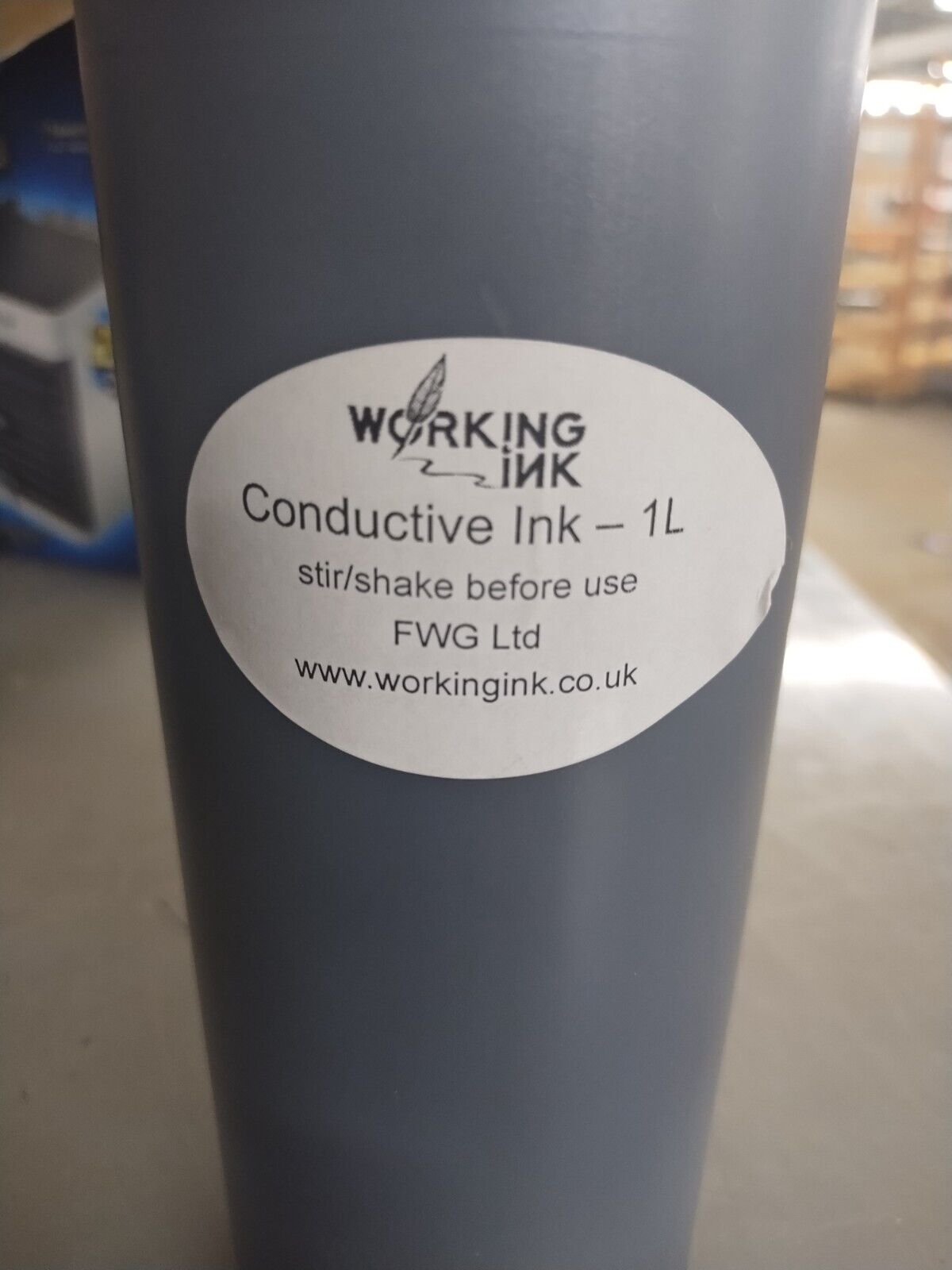 Conductive Ink 1L Black by Working Ink
