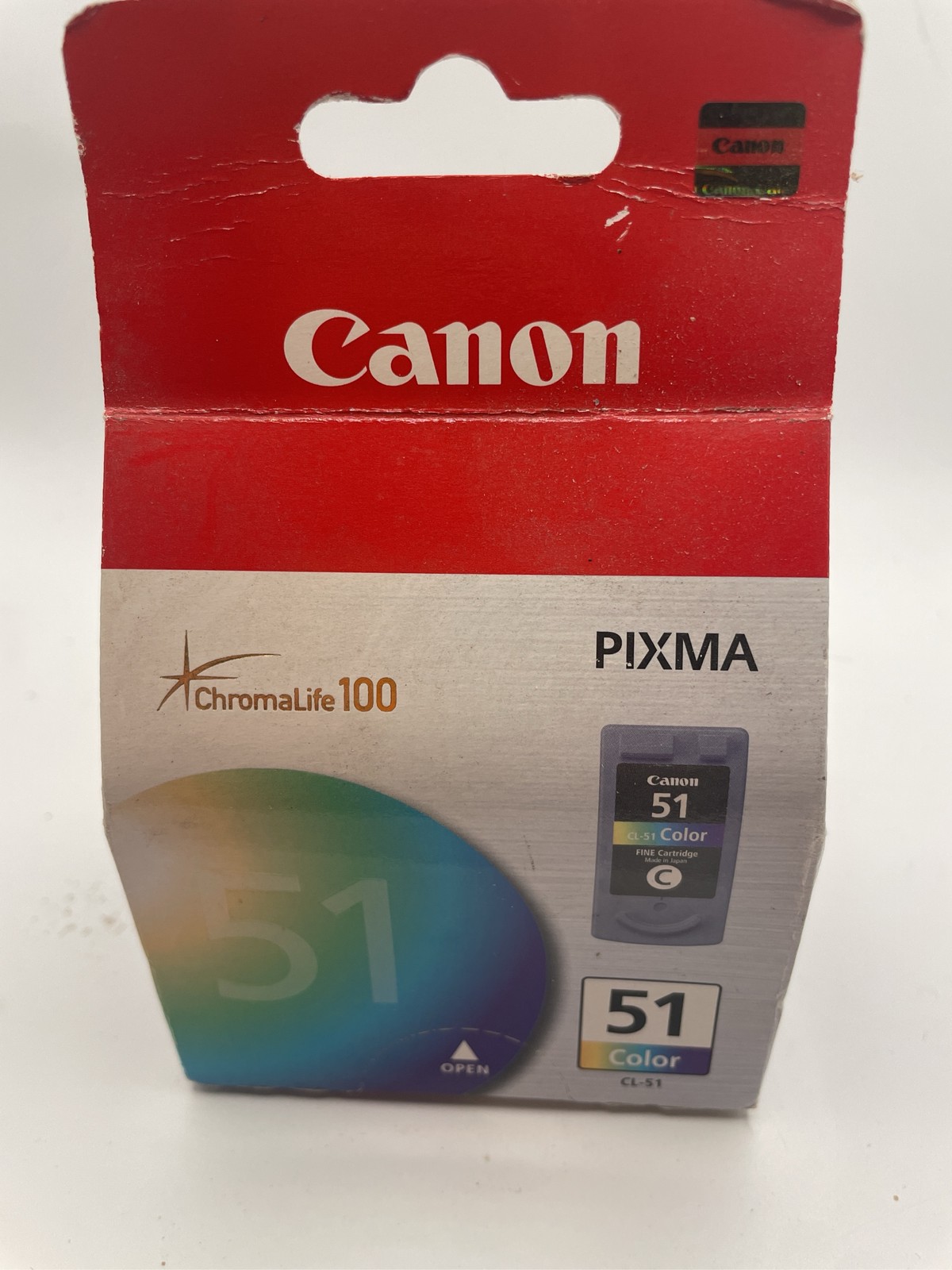 Canon CL-51 Color Ink Cartridge ChromaLife 100 PIXMA Fine Cartridge