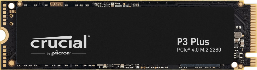 Micron Crucial P3 Plus SSD M.2 NVMe PCIe 4.0 Gen4 PS5 500GB R:4700/W:1900