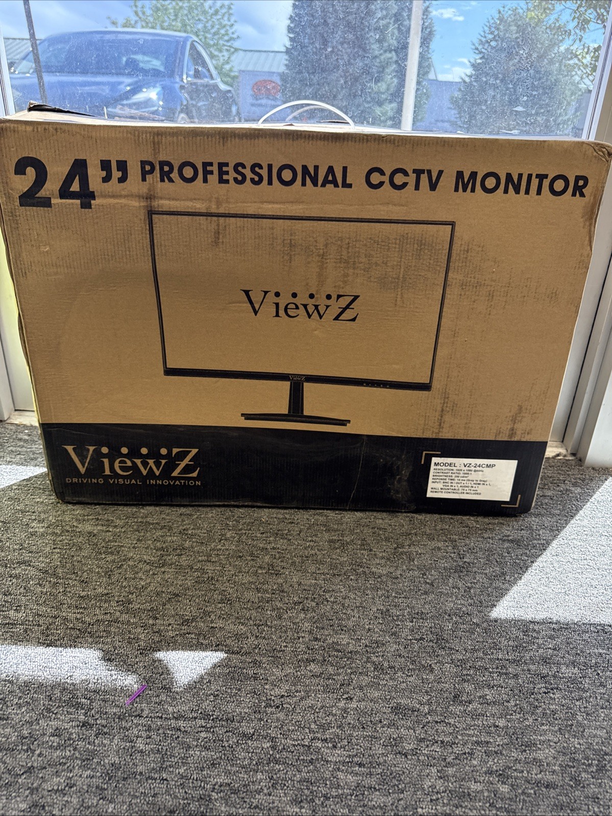 ViewZ VZ-24cmp 23.6 inch HDMI/VGA/Audio LED CCTV Monitor