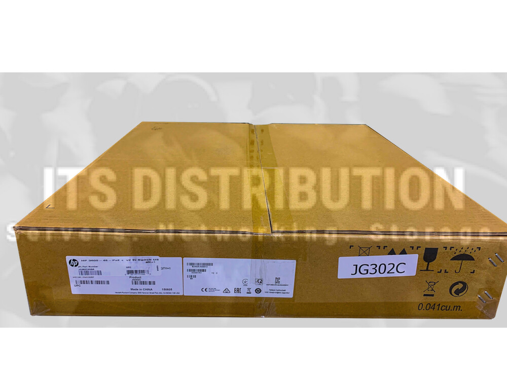JG302C I Brand New Sealed HPE FlexNetwork 3600 48 PoE+ v2 EI Switch