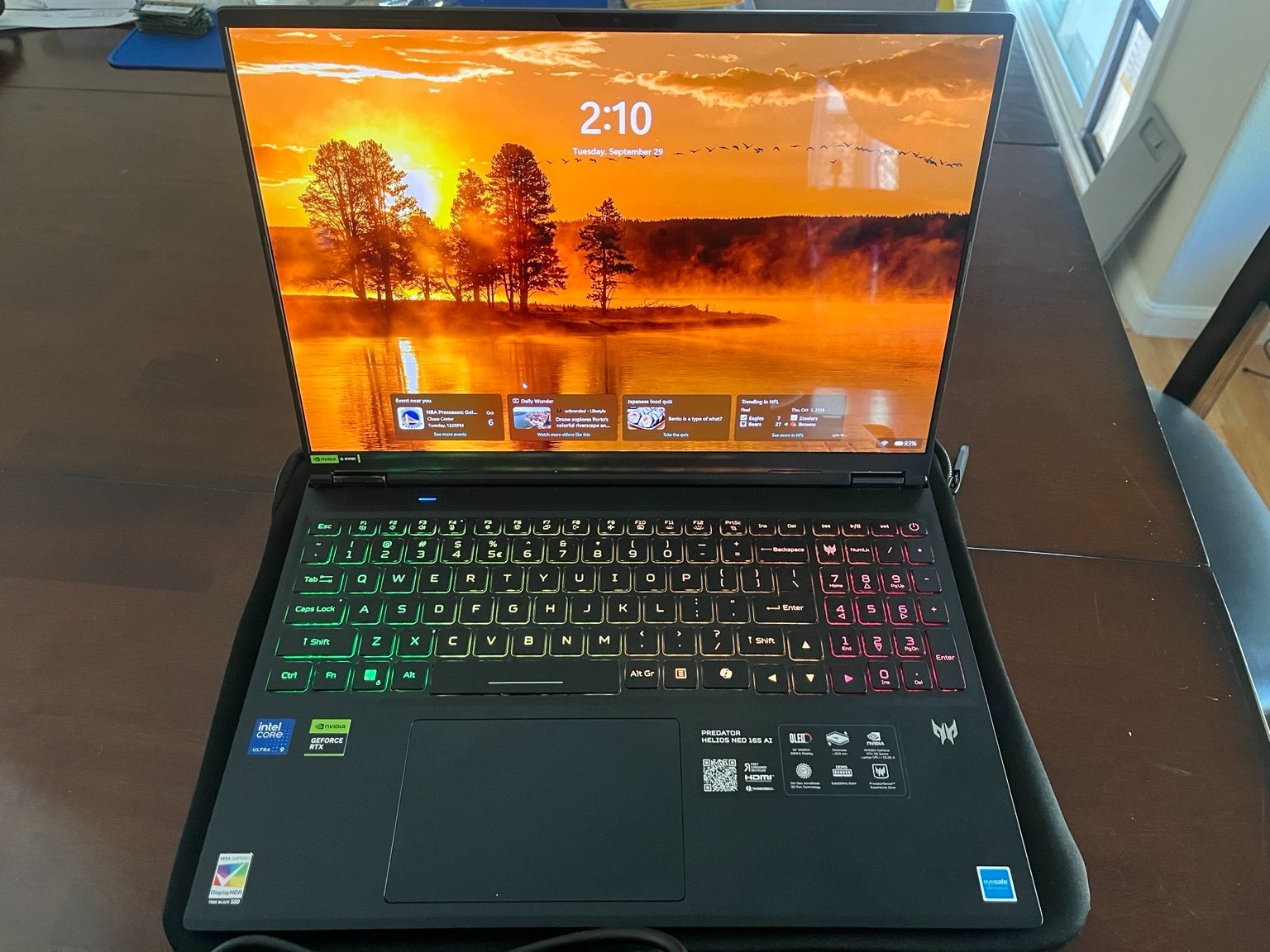 Acer Predator Helios Neo 16S AI Ultra 9 275HX RTX 5070 Ti 32GB 1TB OLED