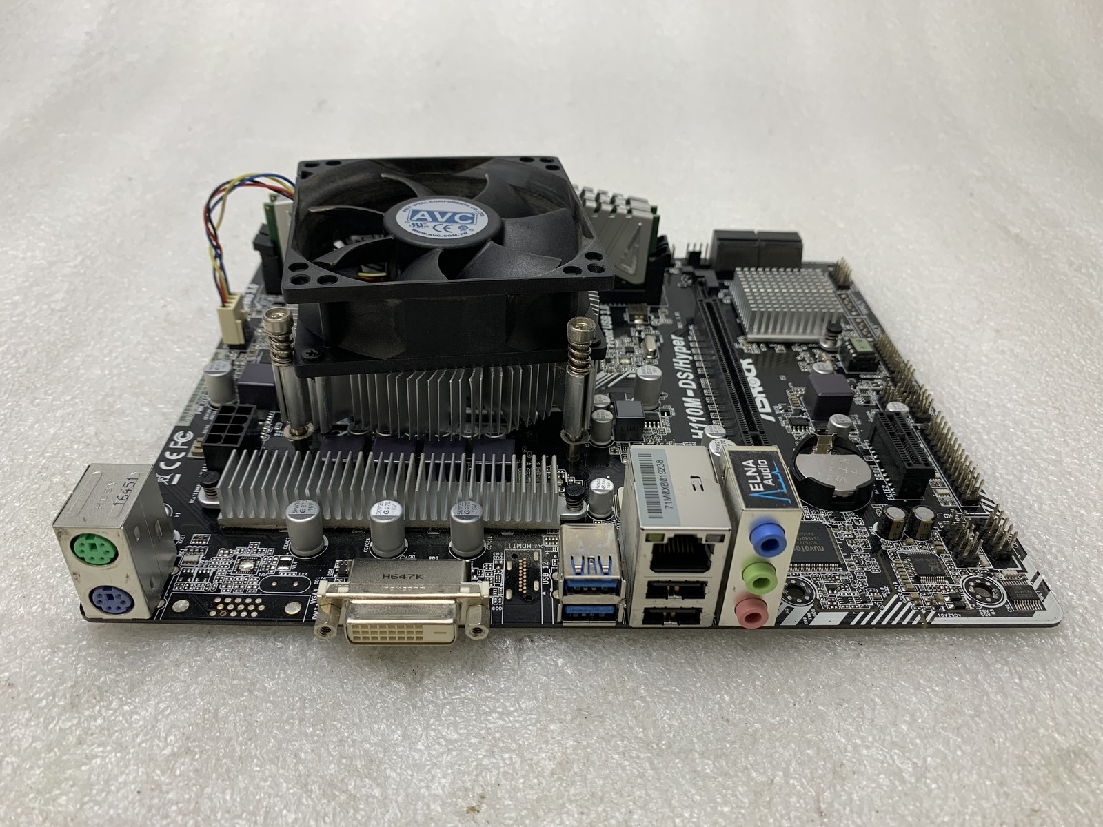 ASRock H110M-DS/Hyper mATX Motherboard Core i5-7400 3GHz 16GB RAM NO IO SHIELD