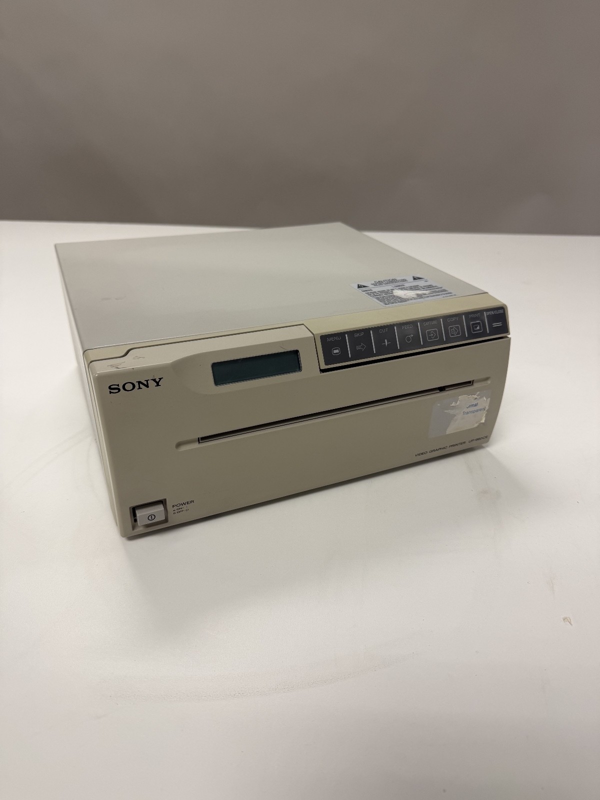 Sony UP-980CE Digital Color Video Printer being sold AS-IS for parts or repair.