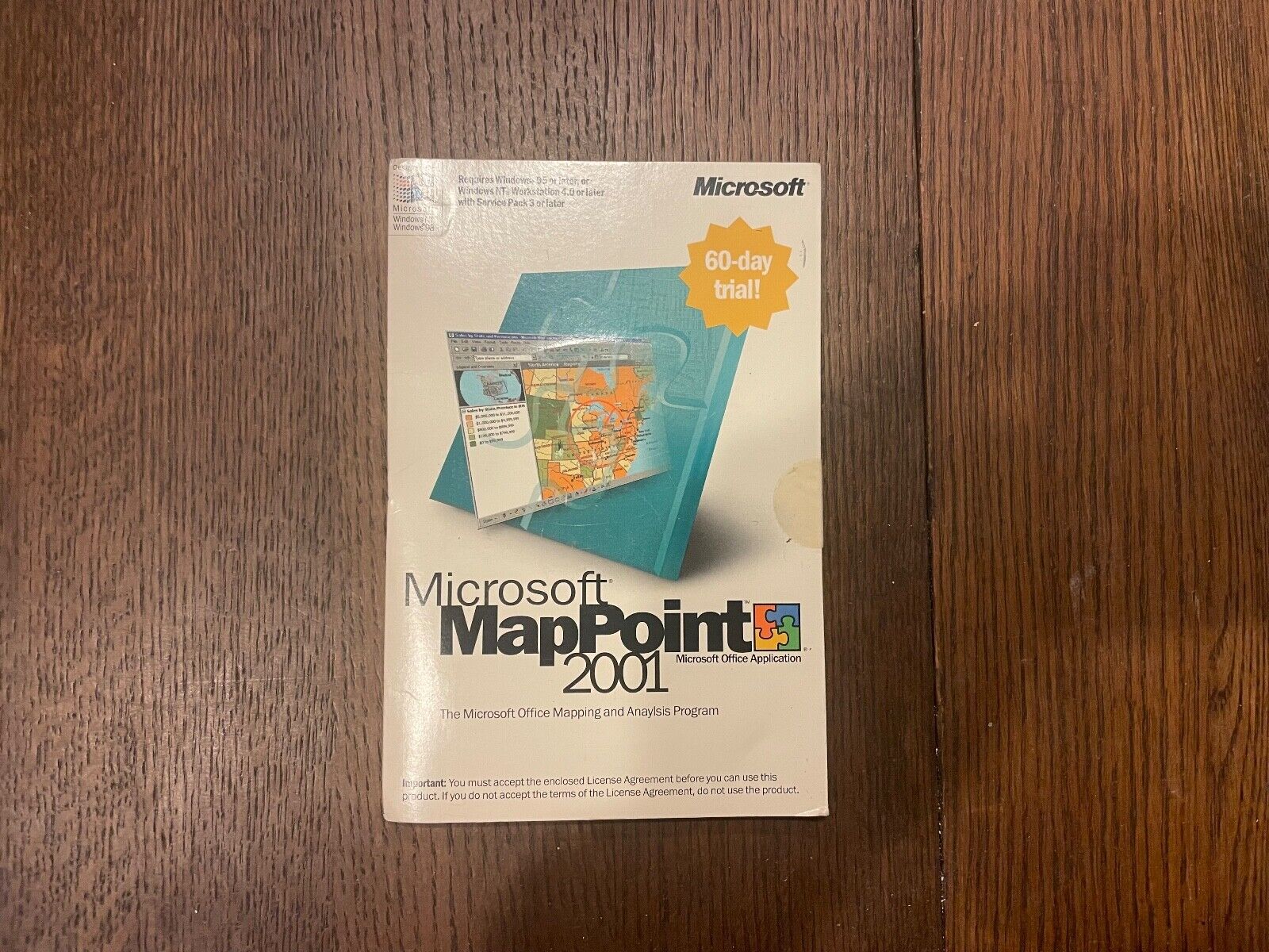 Microsoft MapPoint Version 2001 Office Mapping & Data Visualization Solution
