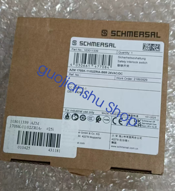 1PCS NEW Schmersal AZM 170SK-11/02ZRIA-B6RSafety switch delivery Via DHL/FEDEX