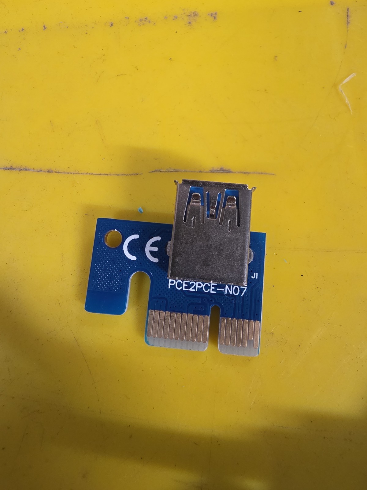 PCE2PCE-NO7 PCI Express Riser Card USB 3.0 Awm