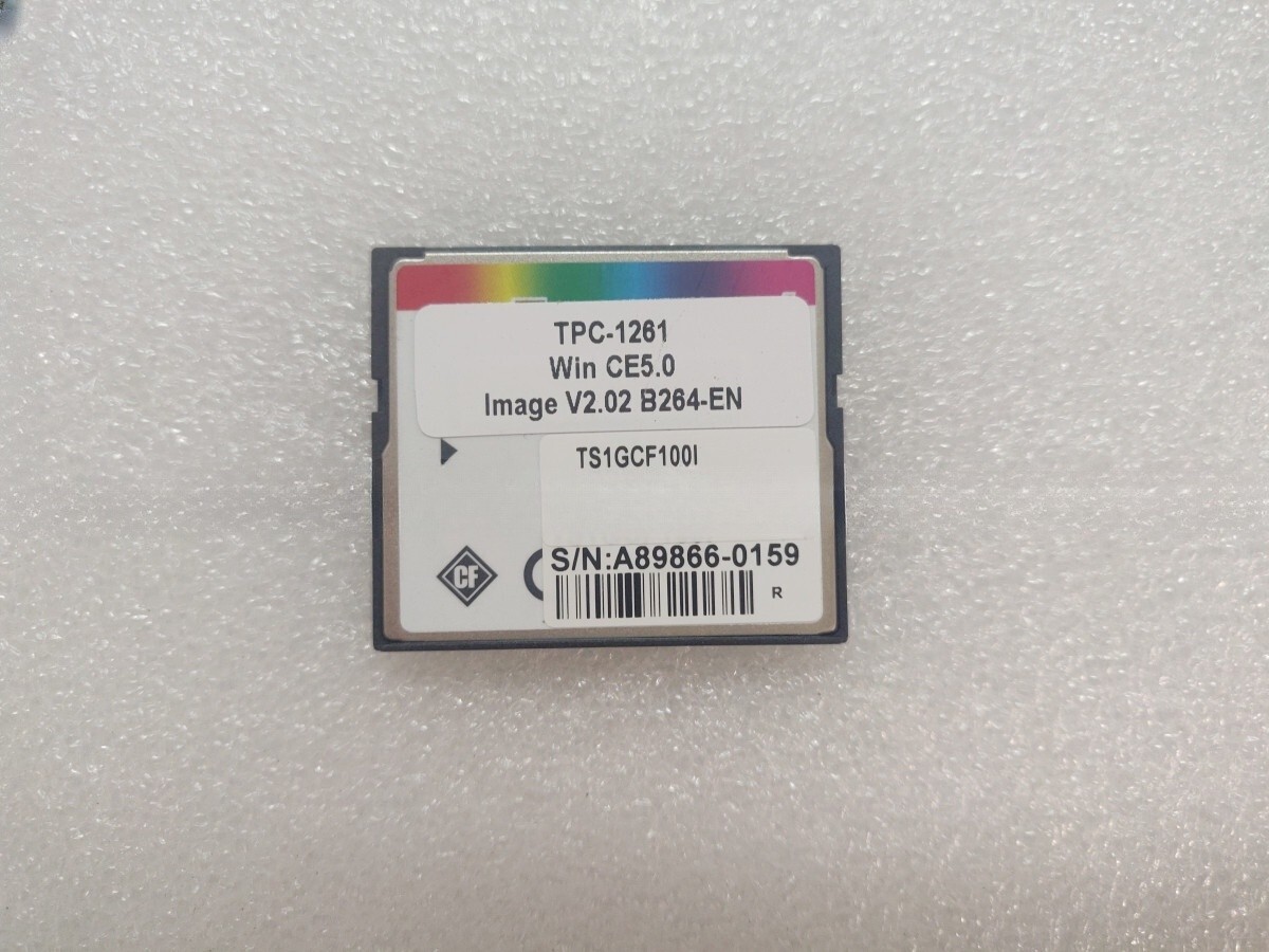 1GB Transcend Industrial Grade Compact Flash Drive TPC-1261 Image V2.02 B264-EN
