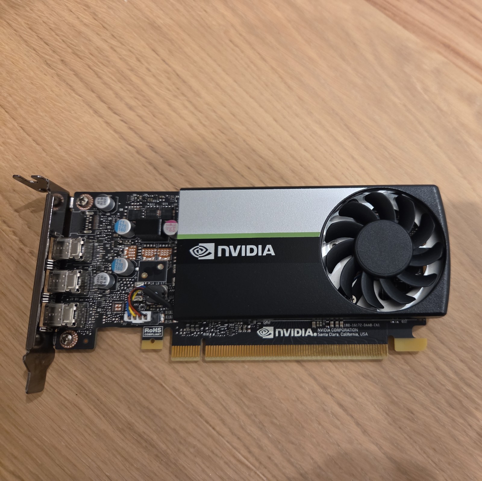 NVIDIA Quadro T400 2GB GDDR6 GPU 3x Mini DisplayPort Low Profile SFF Bracket
