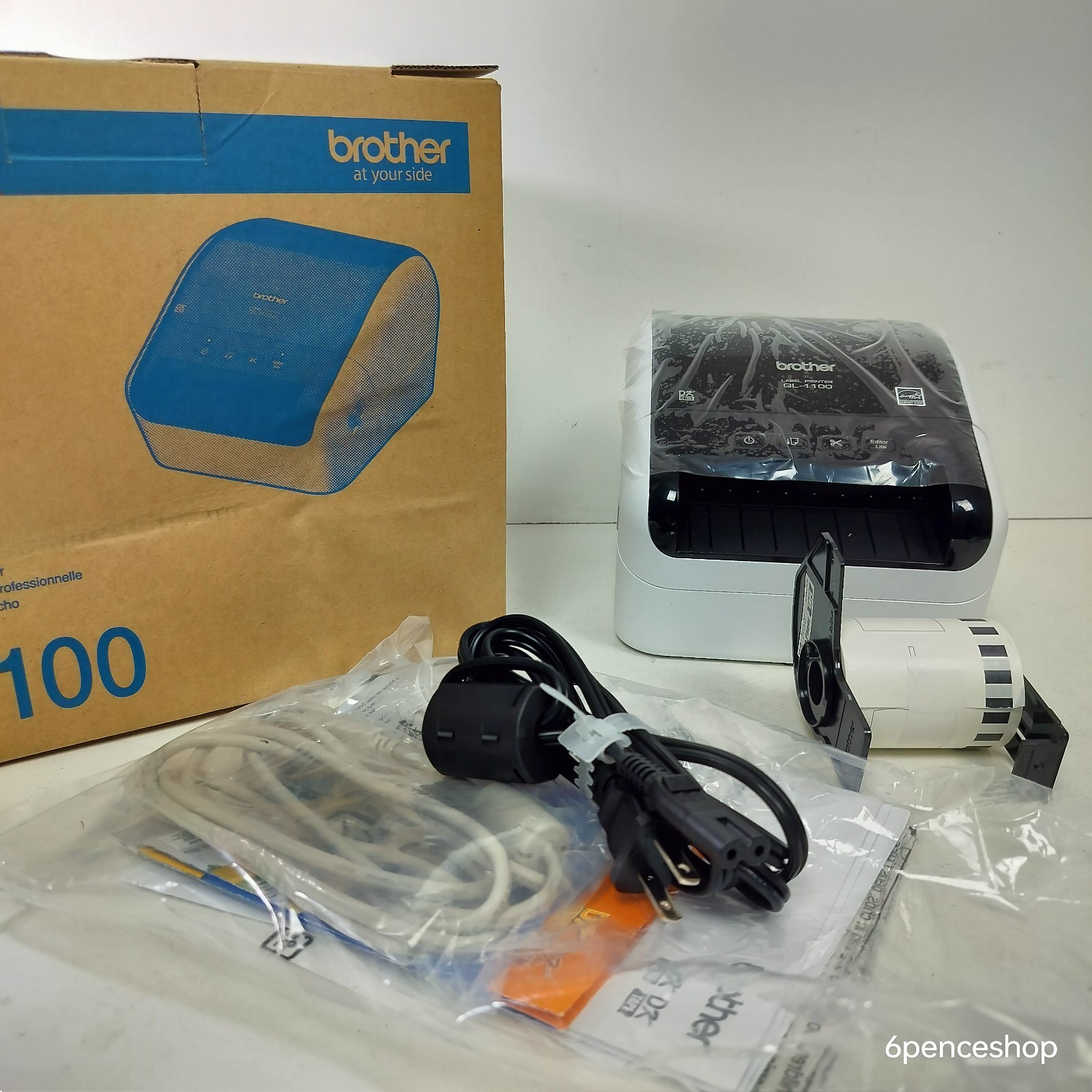 Sealed in OB-Brother QL-1100 Wide Professional Direct Thermal Label Printer