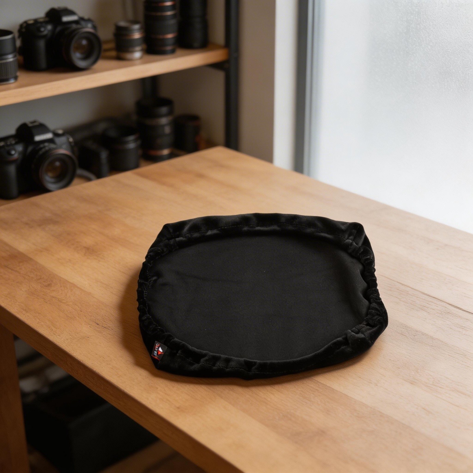 Elastic Bottom Dust Cover for Sony DVD Players Soft Fabric Black Color