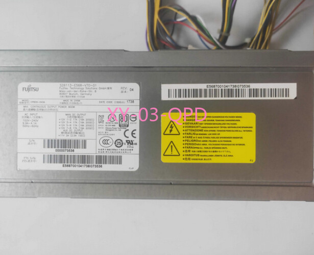 1PCS For Fujitsu CPB09-043A S26113-E568-V70-01 R920 M720 Power Supply PSU 800W#*