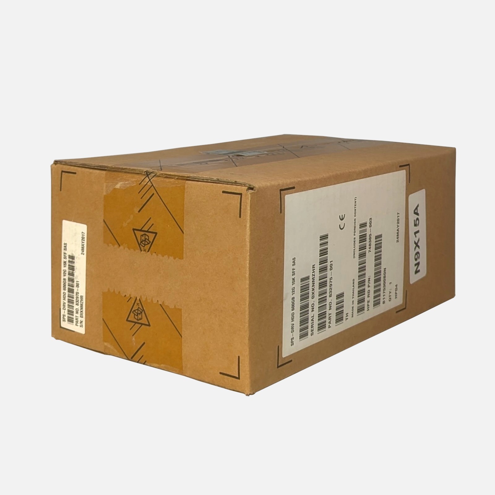 HPE 832975-001 600GB 15kRPM SV3000 2.5" SAS-12G ENTERPRISE HDD N9X15A- NEW F/S