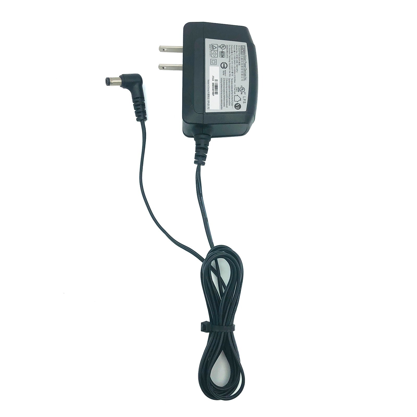 Genuine AC Adapter APD Asian Power Devices WB-18D12FU AC 12V 1.5A 18W 5.5*2.1mm