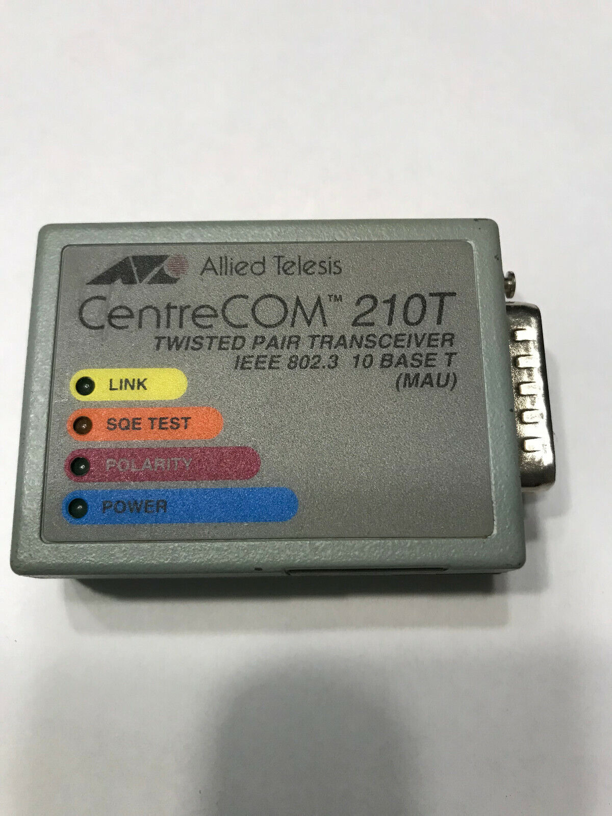 CentreCom 210T Twisted Pair Transceiver IEEE 802.3 10 Base T (MAU)
