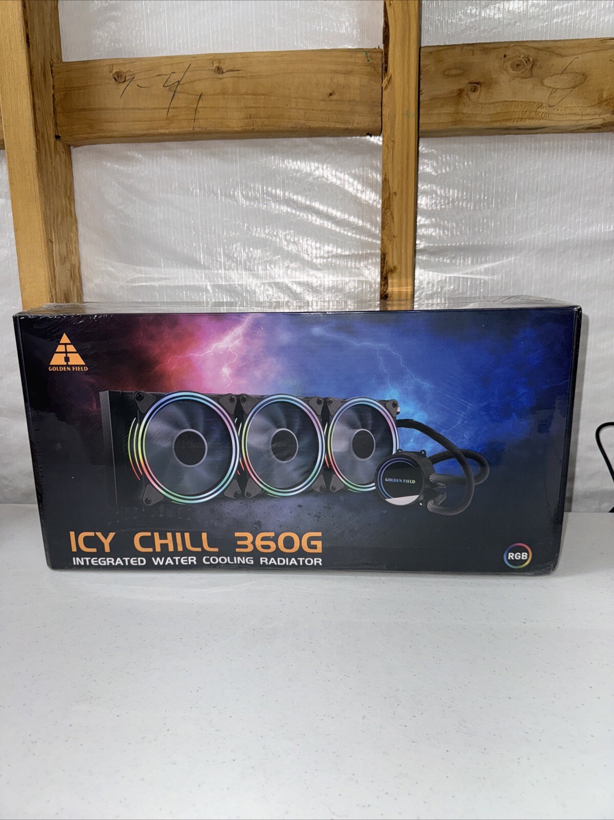 Golden Field Icy Chill 360G RGB CPU Liquid Cooler AIO W/ 360MM Radiator And Fans