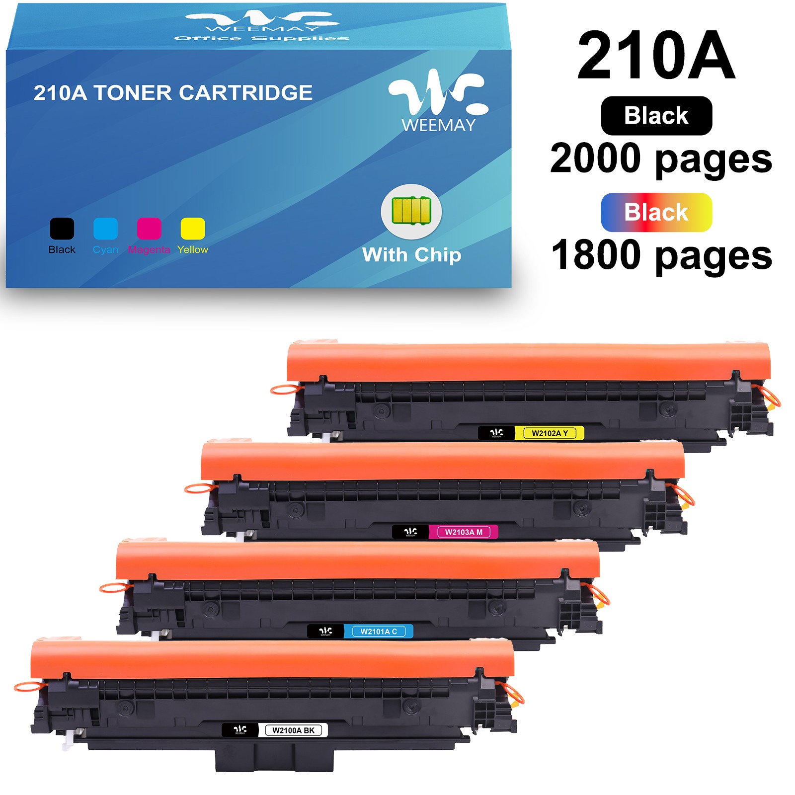 W2100A 210A W2100X 210X Toner for HP 4201dn 4201dw MFP 4301fdn 4301fdw With Chip