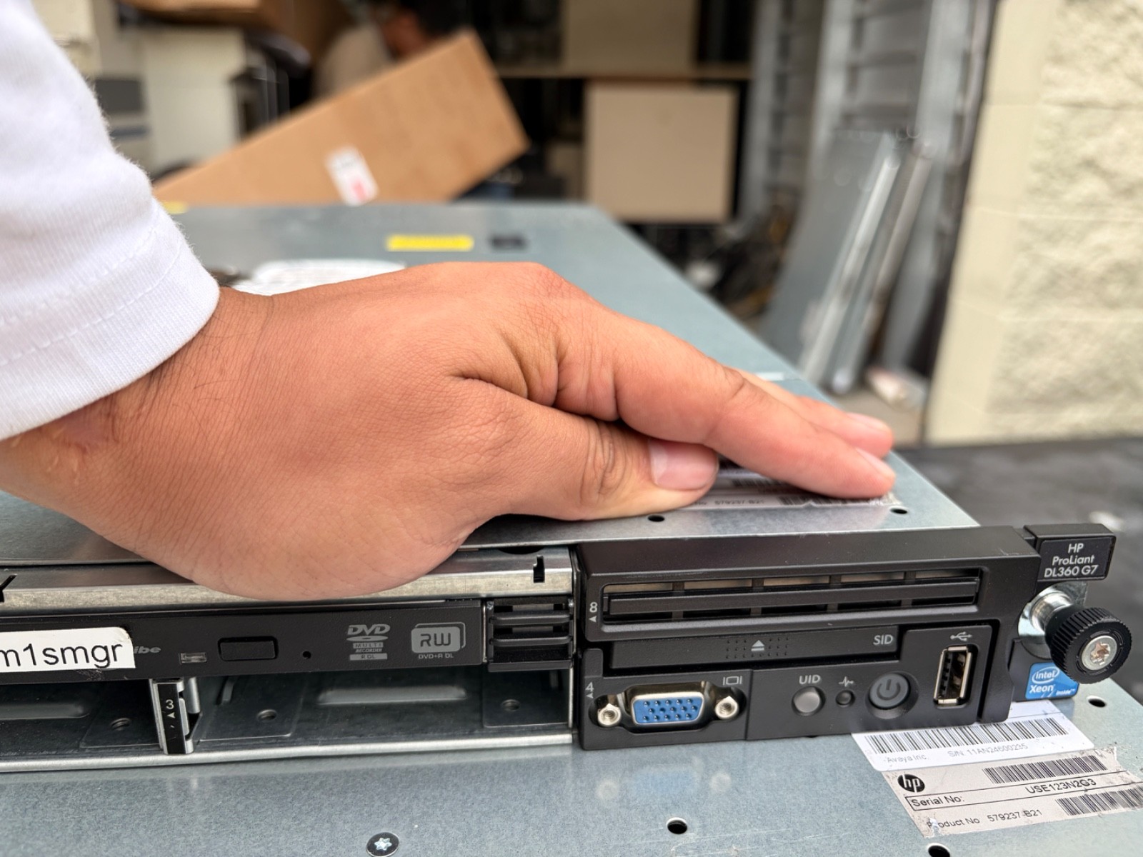 HP ProLiant DL360 G7 1U Rack Server Avaya 579237-B21 – Dual CPU – 3x 146GB SAS