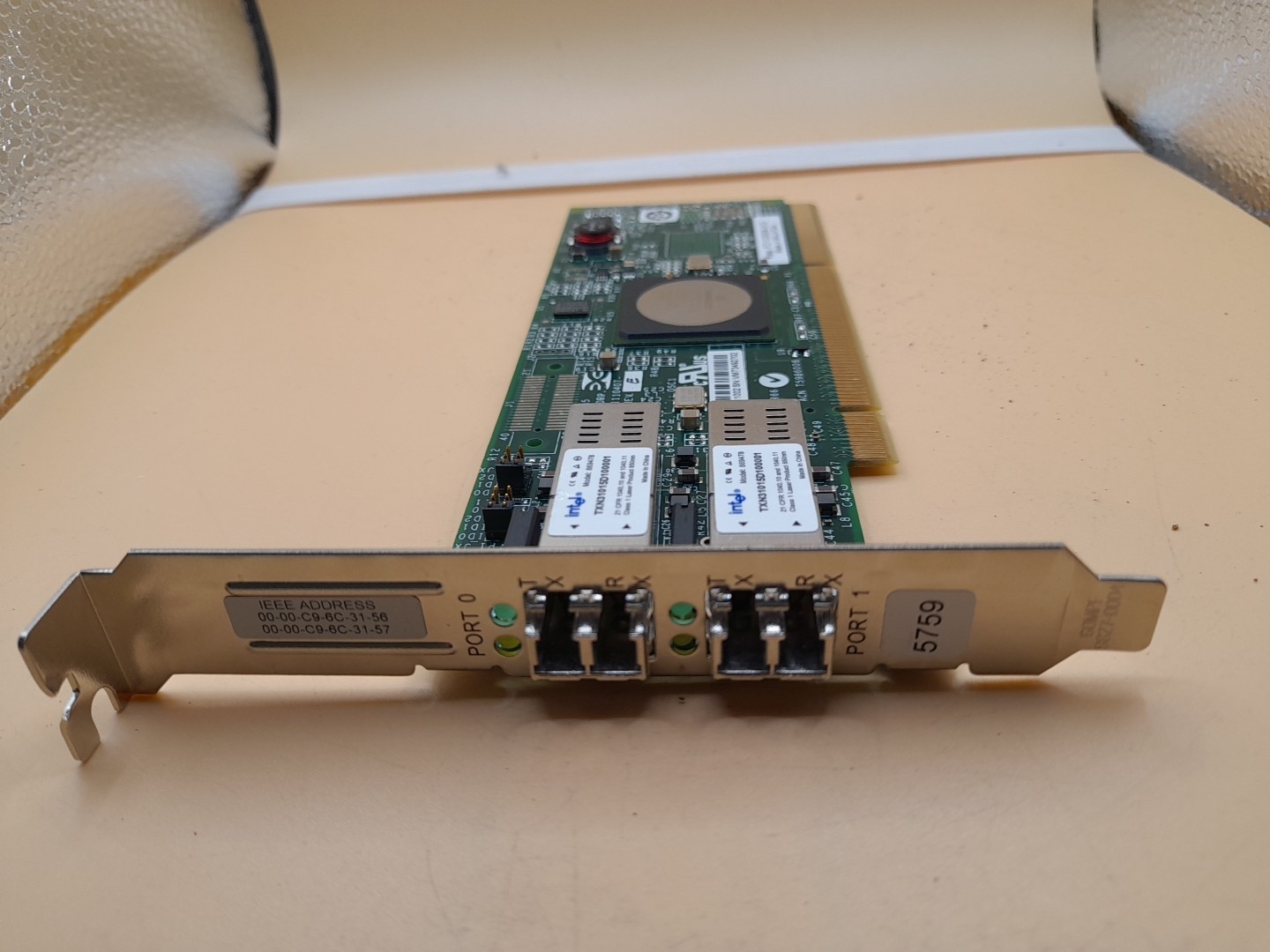 IBM Finisar 10N8620 4Gbps DDR PCI Fiber Channel Card