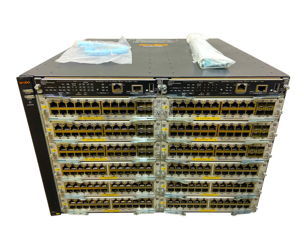 JL001A I LOADED HPE Aruba 5412R 92GT PoE+4SFP+ v3zl2 Switch J9990A J9986A J9830A
