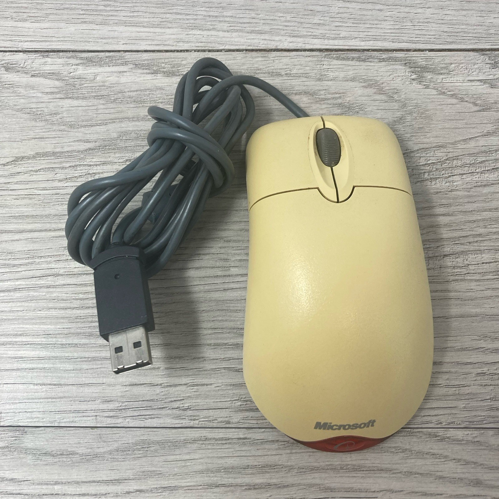 Microsoft Wheel Mouse Optical USB and PS/2 Compatible OEM X08-70400 Vintage