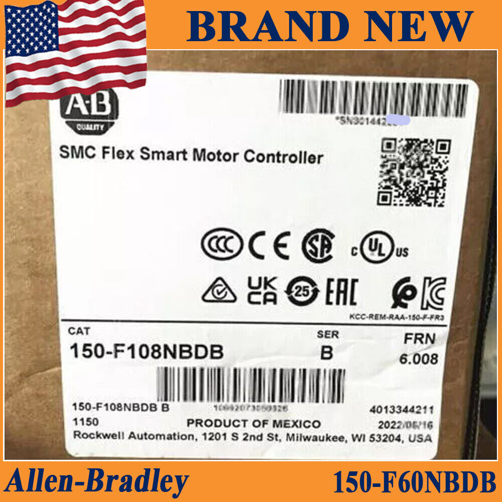 150-F60NBDB Brand New Allen Bradley150-F60NBDB SMC Flex Smart Motor ControllerUS