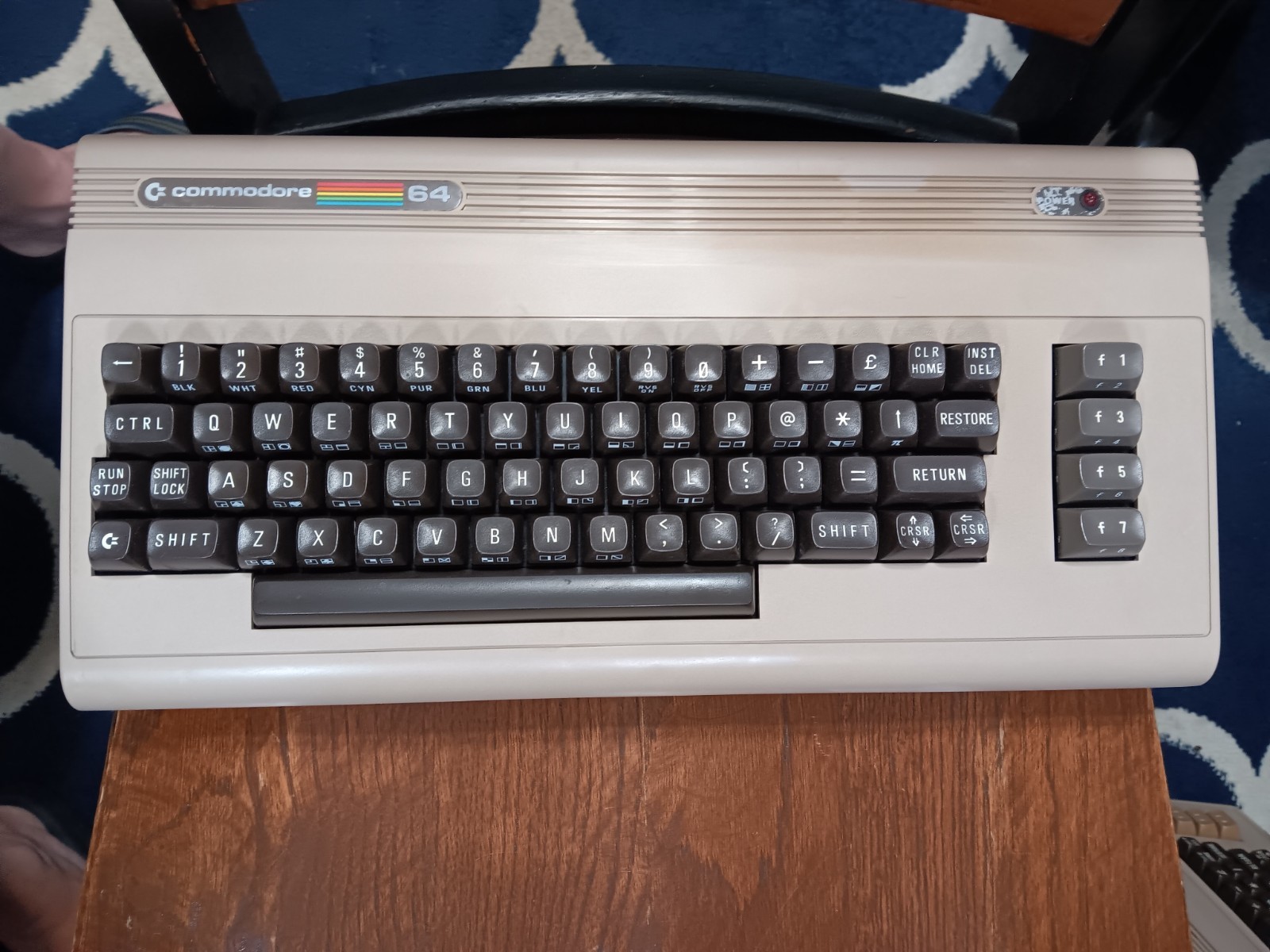 RECAPPED, CLEANED, TESTED, and Fully WORKING NTSC Commodore 64.