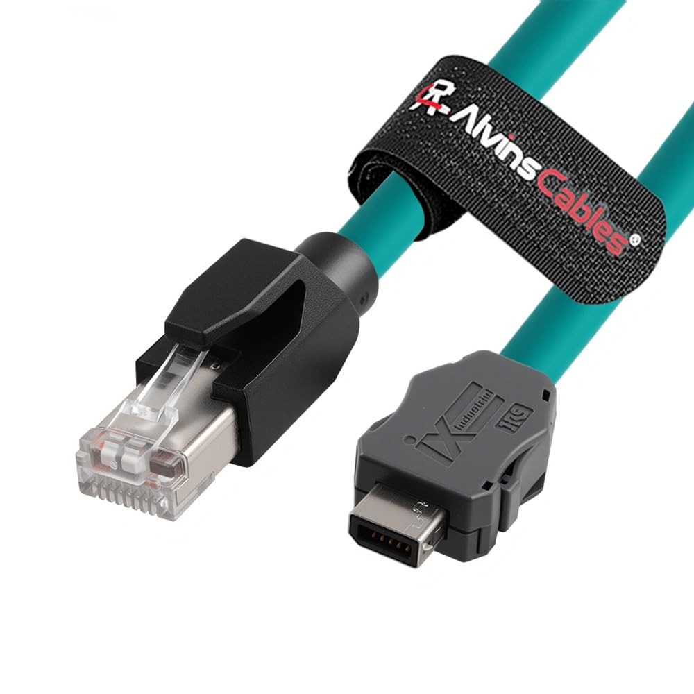 50cm IX Industrial Cable for PLC Machine Vision IX30G-A-10S-CV(7.0) A Key RJ45