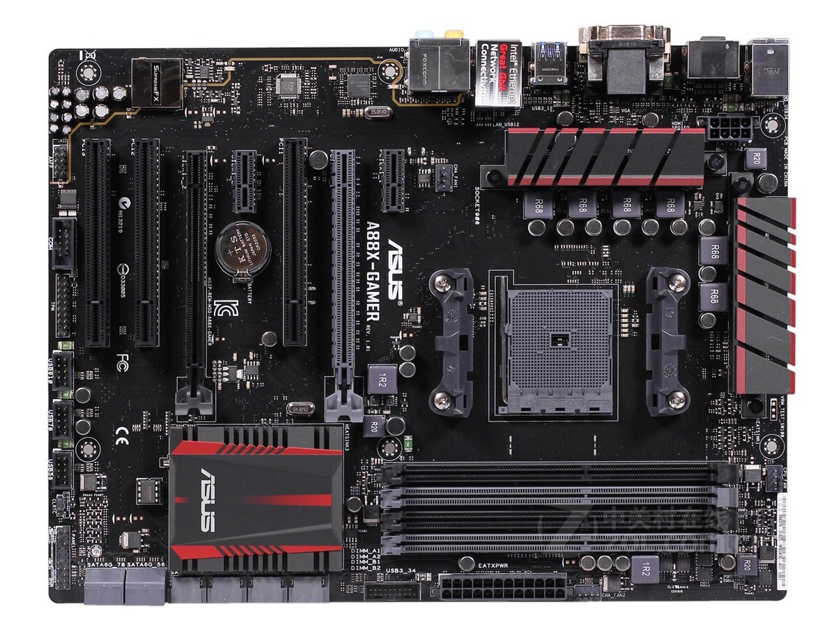 For ASUS A88X GAMER motherboard A88X FM2/2+ DDR3 64G HDMI+DVI+VGA ATX Tested ok