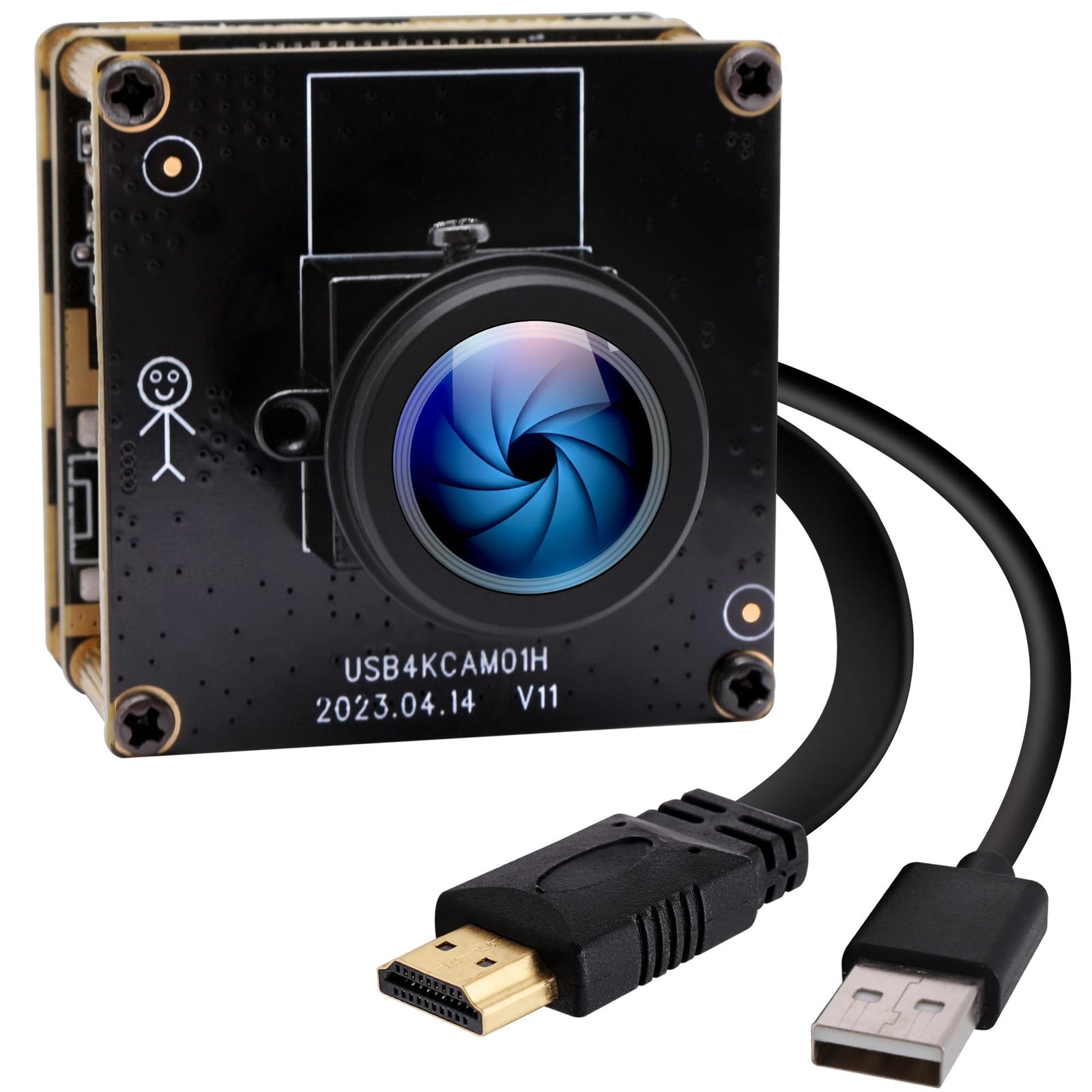 HDMI USB Camera 4K Webcam USB HDMI Simultaneous Output Streaming USB Camera M...