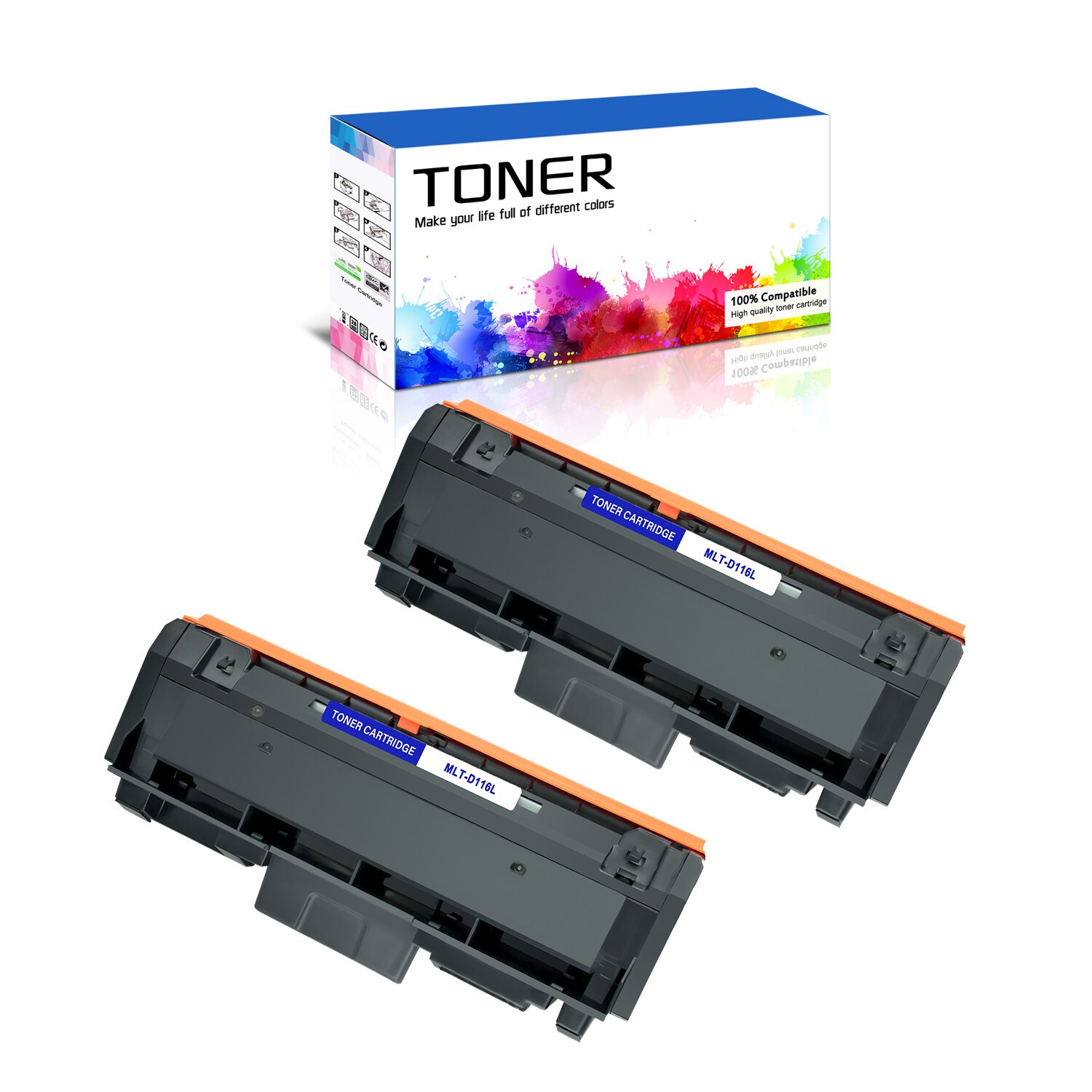 2PK MLT-D116L Toner for Samsung SL-M2875FW SL-M2875FD SL-M2876FH SL-M2885FW