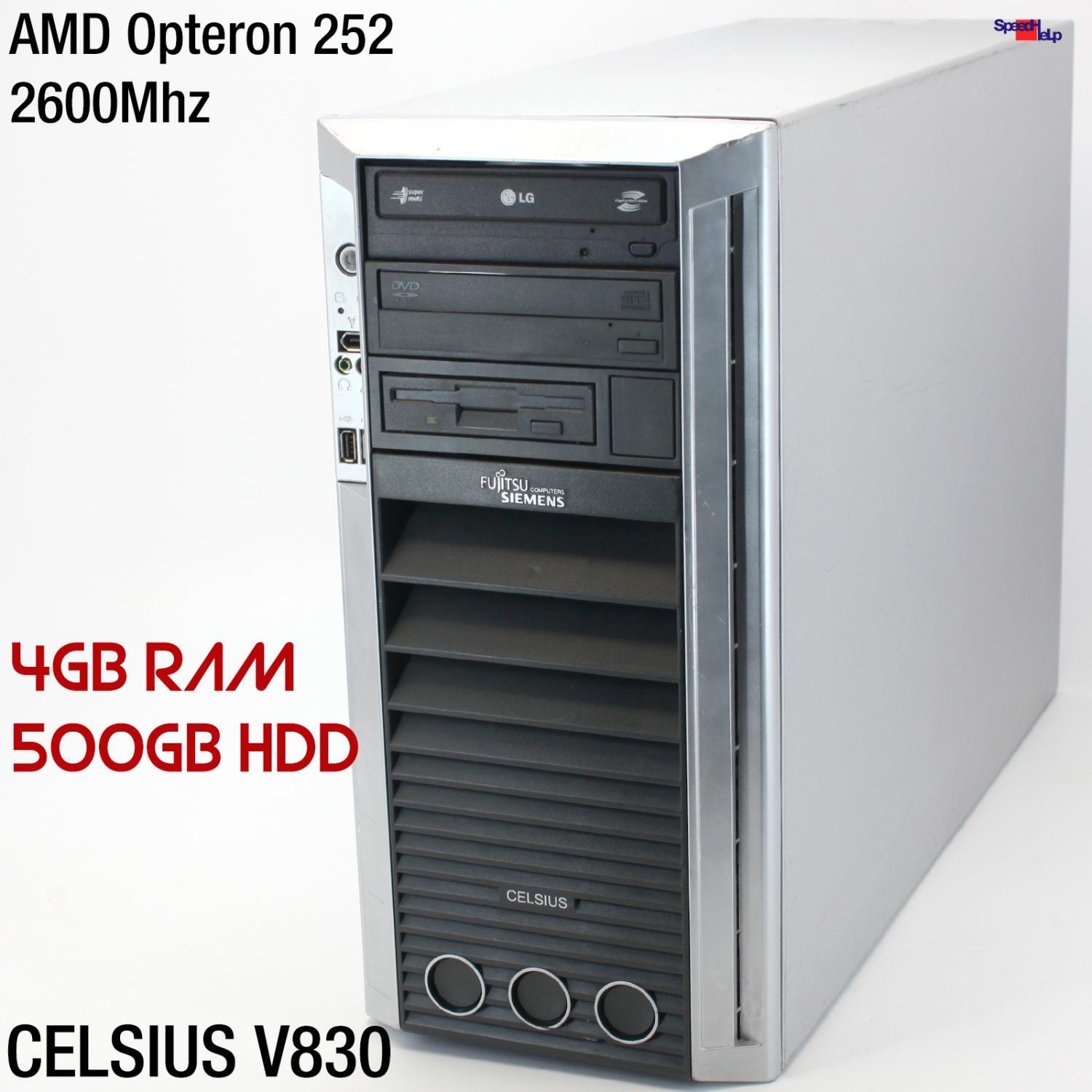 FSC Fujitsu Siemens Celsius V830 4GB AMD Opteron D1818 Computer Workstation