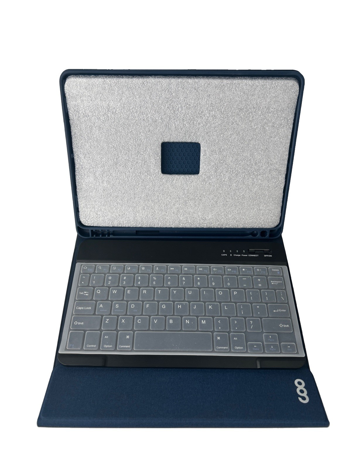 COO Navy Blue Wireless Bluetooth Keyboard Case for 11-inch Tablet iPad Pro Air