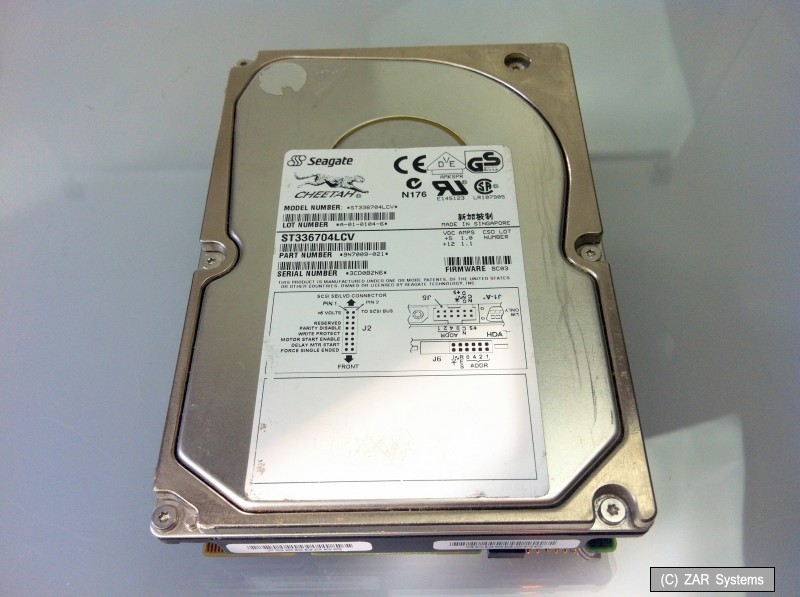 36GB Hard Drive Seagate Cheetah ST336704LCV SCSI SCA HDD, Bulk, READ